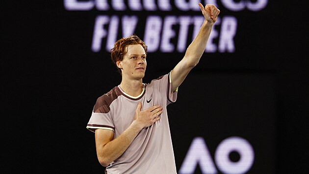 Jannik Sinner slav fantastick obrat ve finle Australian Open.