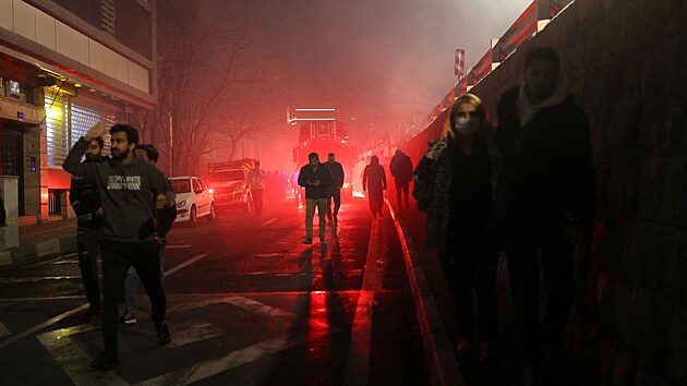 Nemocnici na severu Tehernu zachvtil rozshl por. Pacienty i personl se podailo evakuovat. (25. ledna 2024)