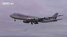 Nákladní Boeing verze 747-8F spolenosti Qatar Airwas