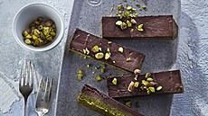 �okoládové matcha ty�inky (bez lepku)