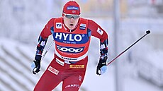 Norský b�ec na ly�ích Erik Valnes b�hem SP v Oberhofu.