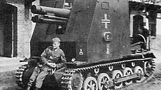 15cm sIG 33 Sfl. auf PzKpfw I ze stavu 702. roty 1. tankové divize
