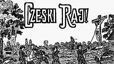 Proti�eský polský leták, jen� ukazuje �eskoslovenské síly jako vrahy a...