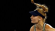 Ukrajinka Dajana Jastremská v semifinále Australian Open.