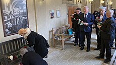 Na akci p�i�la také vdova po Jaroslavu Kuberovi, jeho �ena V�ra. (24. ledna...