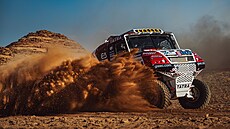 Pascal de Baar na trati Rallye Dakar 2024 s kamionem Tatra Buggyra Evo 3.