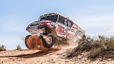 Pascal de Baar s vozem Tatra Evo 3 na Rallye Dakar 2024.