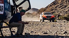 Aliyyah Kolocová z Buggyry na trati Rallye Dakar 2024.