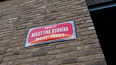 V rezidenní zástavb Nová Waltrovka získají ulice a námstí jména eskoslovenských hokejových reprezentant a hokejových mistr svta z konce 40. let. Na snímku Gustav Bubník, syn Augustina Bubníka. (25. ledna 2023)