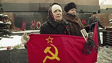 Nostalgití píznivci Vladimira Iljie Lenina se v nedli seli v ruském...