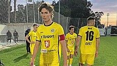 Daniel Ka�tánek b�hem p�ípravy Hradce Králové nastoupil s kapitánskou páskou