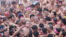 Tradiní festival nahá v Japonsku (3. února 2023)