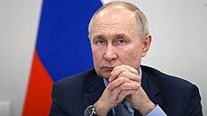 Ruský prezident Vladimir Putin (26. ledna 2024)