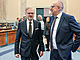 Premiér Petr Fiala a ministr kolství Mikulá Bek ped jednáním vlády 31. ledna...