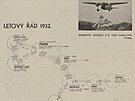 Letový ád SA pro rok 1932 s vyobrazením letadla Letov .32