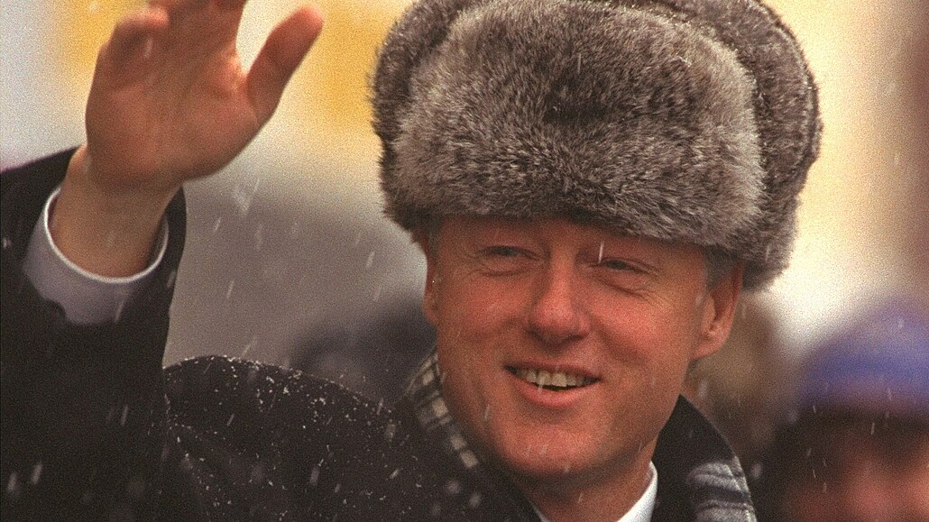 Americký prezident Bill Clinton na návtv Moskvy (14. ledna 1994)