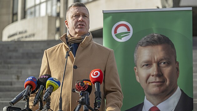 Kandidt na slovenskho prezidenta Krisztin Forr (26. ledna 2024)