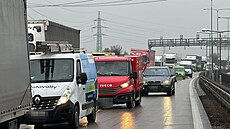 Nehoda na Pražském okruhu (31. ledna 2024)
