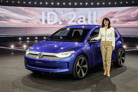 Imelda Labbé, lenka pedstavenstva znaky Volkswagen zodpovdná za prodej,...