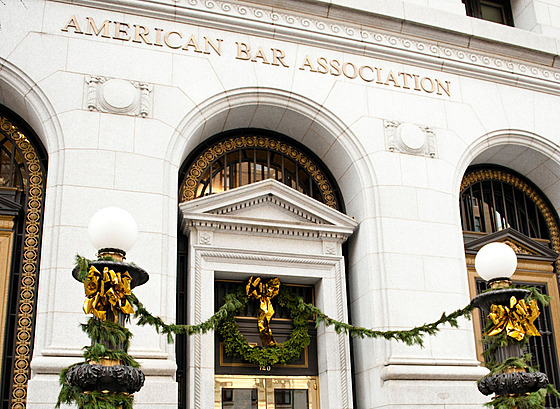 Historické sídlo Americké advokátní komory (ABA).