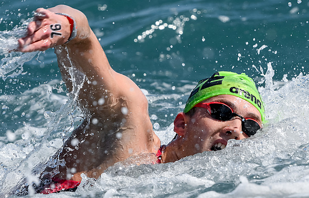 Plavec Straka byl na mistrovství světa patnáctý v pětikilometrovém závodě