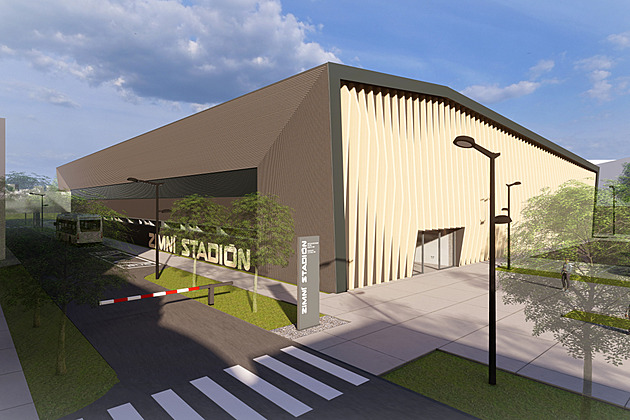 Takto by mohla vypadat malá hokejová hala v Olomouci. Bez ohledu na velkou halu...