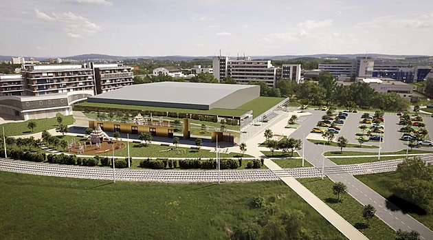 Takto by v budoucnu mohla vypadat nová sportovní hala vedle areálu Západočeské...