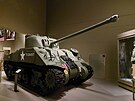 Souástí expozice Muzea druhé svtové války jsou i tanky.