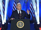 Joe Biden pi projevu v Nevad (4. února 2024)