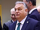 Maarský premiér Viktor Orbán se úastní summitu Evropské unie v Bruselu. (1....
