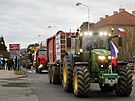 Zemdlci vyrazili na protestn jzdu. (6. nora 2024)