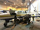 Leteck muzeum v Kunovicch m nov expont. Je jm letoun Cessna 402B...