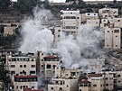 Izraelská armáda provádí v palestinském Pásmu Gazy ízené demolice. (15....