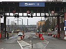 Hlavní brána do huti Liberty Ostrava, kde se 22. února uskutení velký...