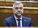 Poslanec slovenské strany Smr-SD Tibor Gapar (8. února 2024)
