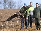 Ochránci pírody vypustili zachránného orla moského u Horní Cerekve na...