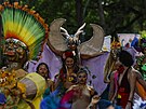 Pípravy na karneval v Riu de Janeiru (8. února 2024)