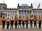 Demonstrace proti pravicovému extremismu a nenávisti v Berlín (3. února 2024)
