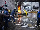 Zemdlci v Bruselu protestují proti politice EU v oblasti ivotního prostedí...