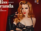 Miranda Barrie alias Miss Miranda na obálce magazínu Playboy (únor 2024)