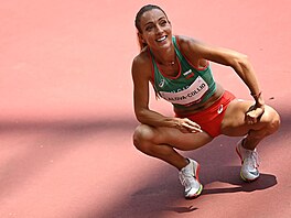 Bulharská atletka Ivet Lalova-Collio první vtí sportovní úspchy zaznamenala...