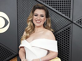 Kelly Clarksonová na udílení cen Grammy (Los Angeles, 4. února 2024)