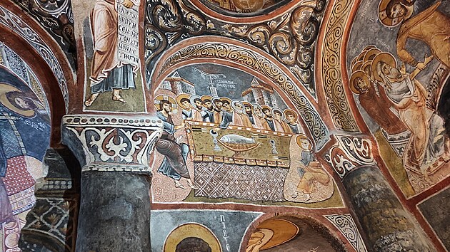 Posledn veee v Temnm kostele v Greme. Tato freska vznikla dvno ped...