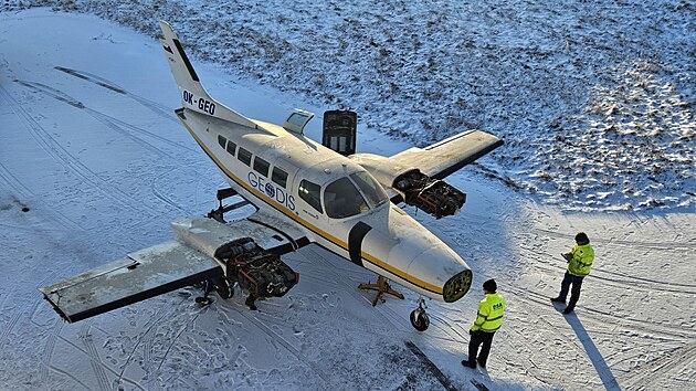 Letecké muzeum v Kunovicích má nový exponát. Je jím letoun Cessna 402B Utiliner, který byl vyrobený v USA v roce 1975. Nadšenci jej převezli z letiště v Hradci Králové. (leden 2024)
