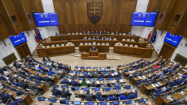 Sídlo slovenského parlamentu (8. února 2024)