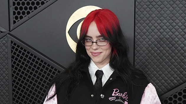 Billie Eilish na ud�len� cen Grammy v Los Angeles (4. �nora 2024)