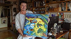 Výtvarník Tomá� Vincenec spojil lásku k regionálním d�jinám a malí�skou vá�e� a...