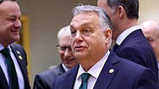 Maarský premiér Viktor Orbán se úastní summitu Evropské unie v Bruselu. (1....