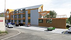 V Litom��icích cht�jí postavit supermoderní domov pro seniory. Takto má vypadat.
