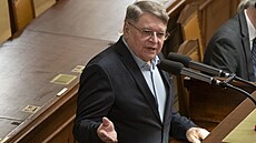 Poslanec SPD Jan Síla při jednání o novele občanského zákoníku kvůli možnosti...